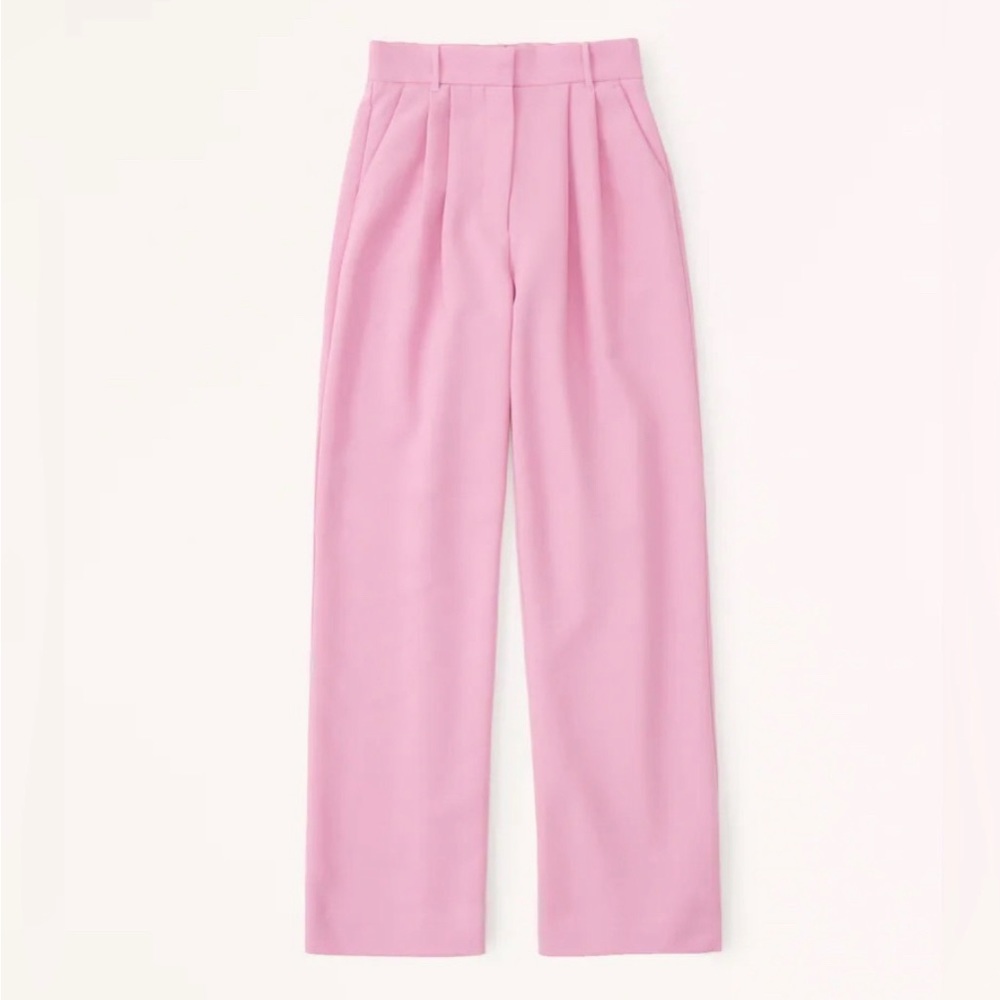 NWT Abercrombie Sloane trouser pant - pink.